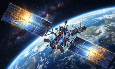 Satélite K2 Gravitas em órbita, demonstrando o futuro da computação espacial e data centers no espaço.