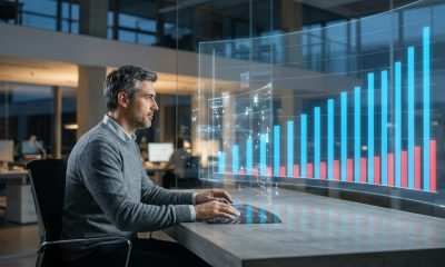 Gráfico da Anthropic comparando a exposição observada e as capacidades teóricas da IA no mercado de trabalho e o futuro da produtividade humana.