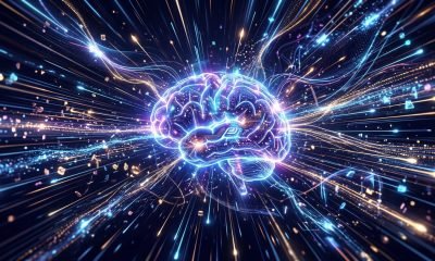 Ilustração digital futurista mostrando o conceito de IndexCache, um otimizador de atenção esparsa, acelerando o processamento de dados em modelos de linguagem longa