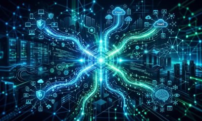 Infográfico do framework OCSF padronizando dados de segurança cibernética e telemetria de IA para detecção de ameaças.