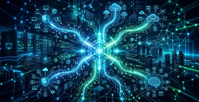 Infográfico do framework OCSF padronizando dados de segurança cibernética e telemetria de IA para detecção de ameaças.
