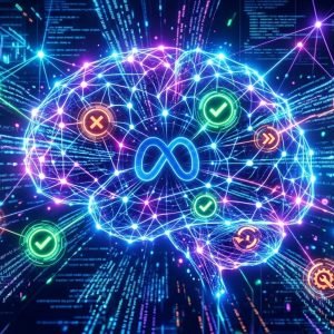 Meta AI: ilustração de raciocínio semi-formal para revisão de código com LLMs.