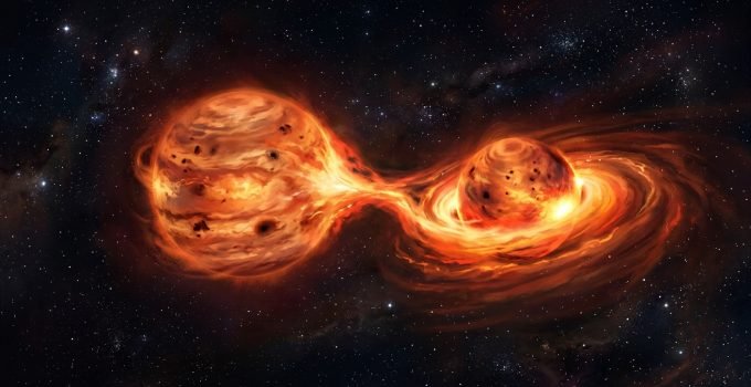 transferência de massa entre anãs marrons binárias - A Dança Cósmica Inédita: Anãs Marrons Binárias em Transferência de Massa