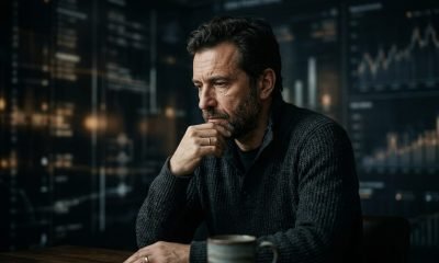 Retrato de Leonid Radvinsky, o empresário por trás da venda do OnlyFans, em um momento de reflexão.